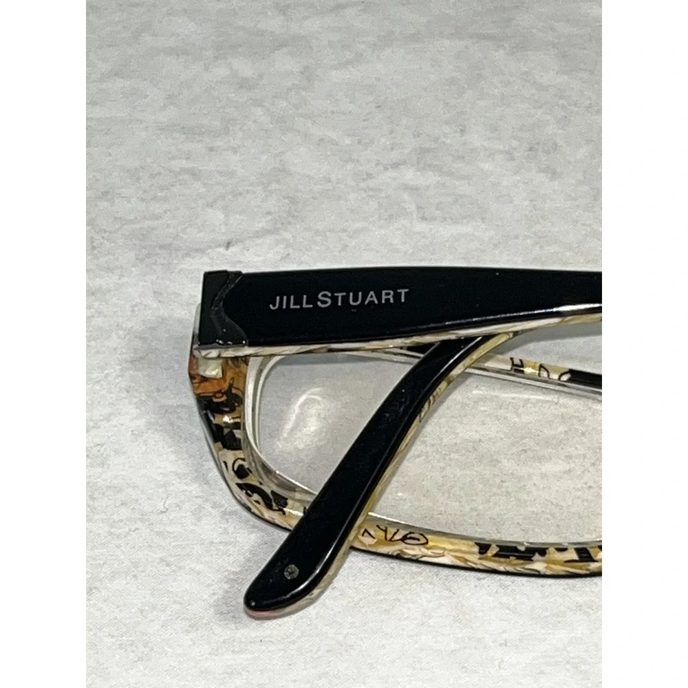 Jill Stuart JS 239-2. 53-16-135 Black/Brown Full Rim Eyeglasses Frames Only